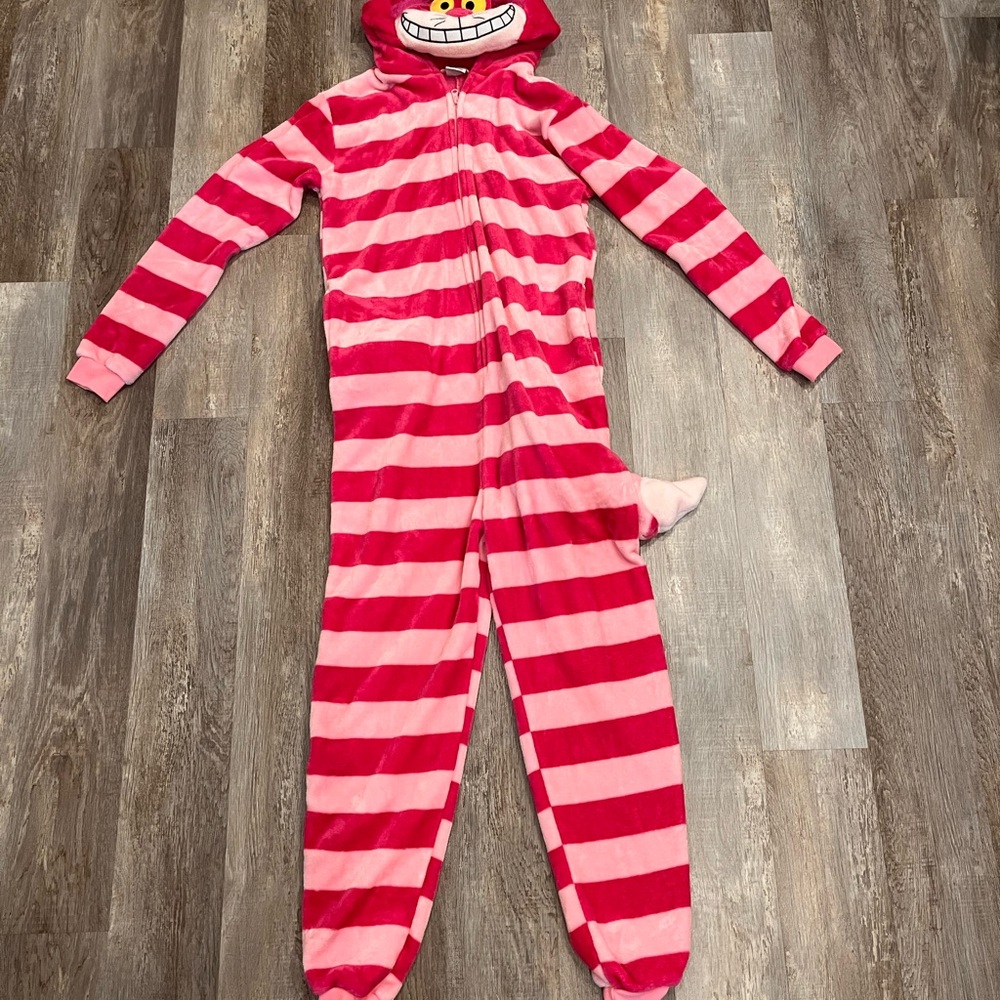 Beauty Shine Alice in Wonderland Cheshire Cat Pajamas / Costume Size Large